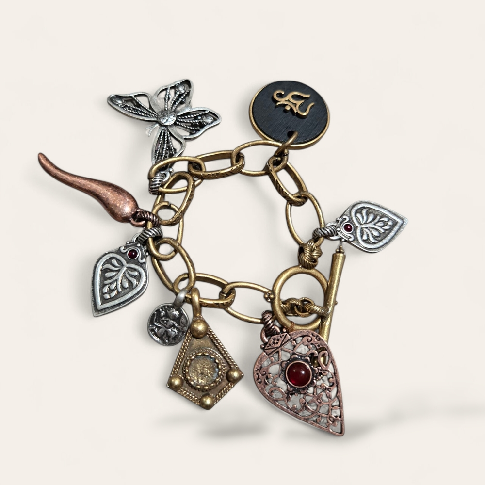 Lucky Brand Mixed Metal Charm Bracelet